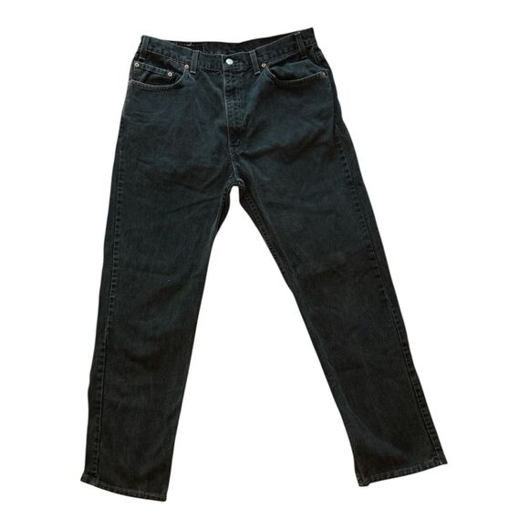 VTG 2000 Men’s Levi’s 505 Jeans Black 36” X 31” Made‎ In USA *Factory Defect - Picture 1 of 10